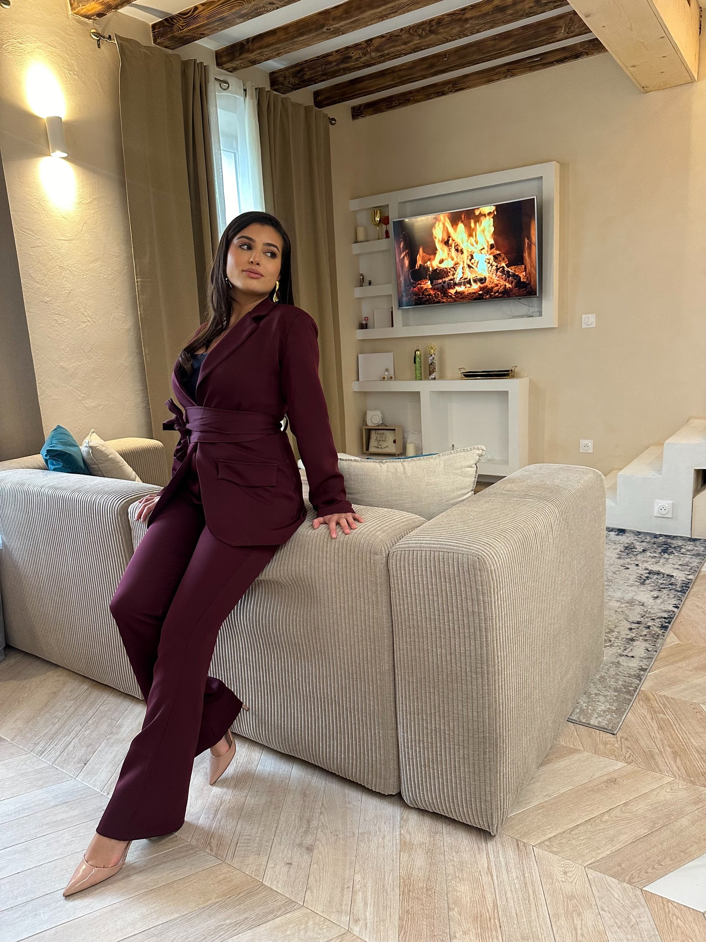 Ensemble bordeaux❤️